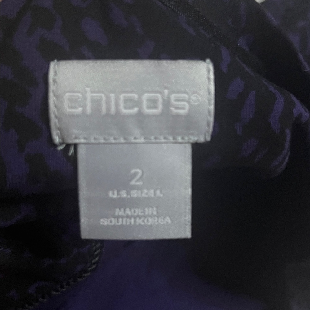 NWT Chico’s Long Sleeved Layer Tee - Picture 9 of 12